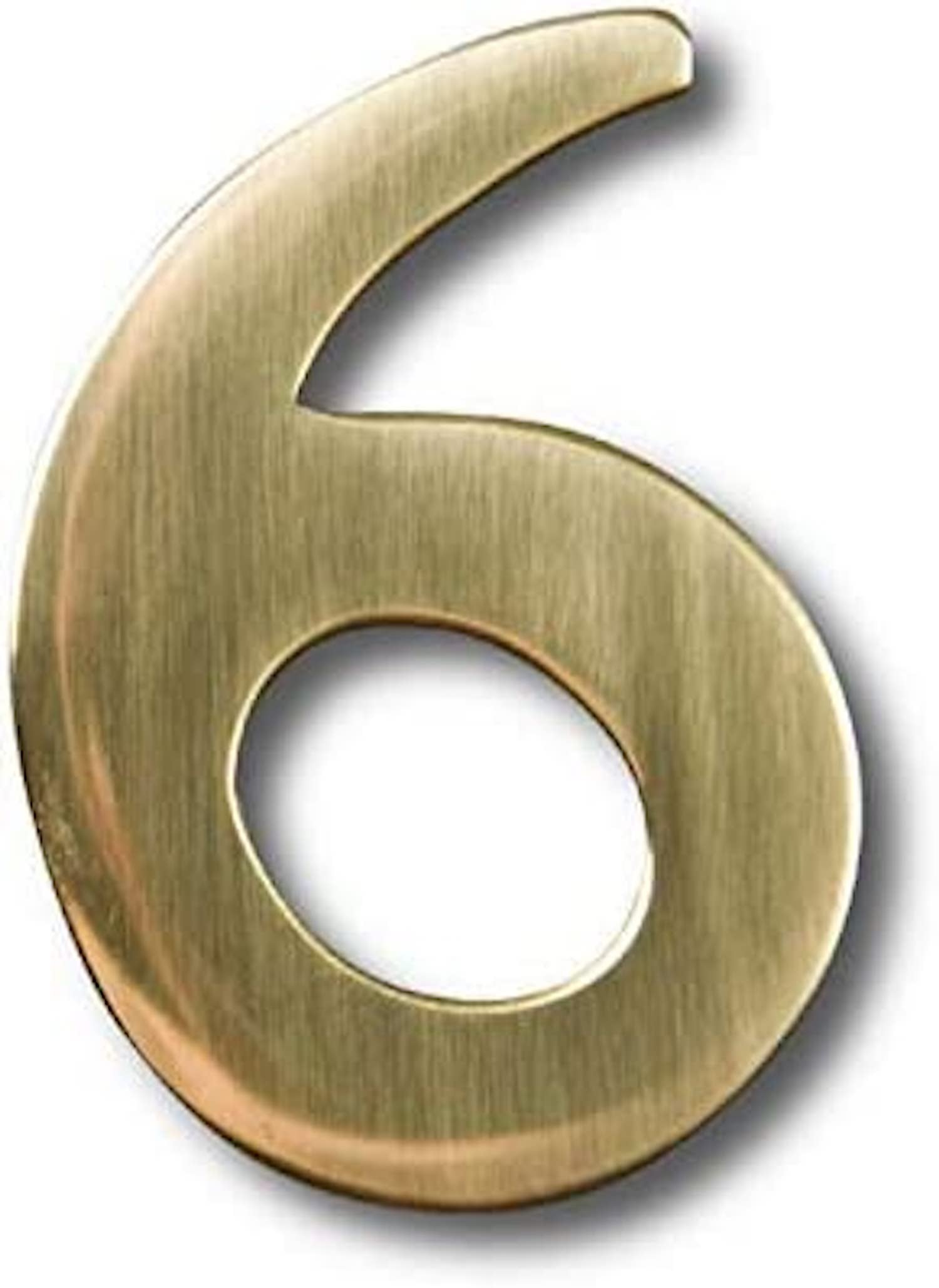 2" Address Numbers (Brass, Self-Adhesive)