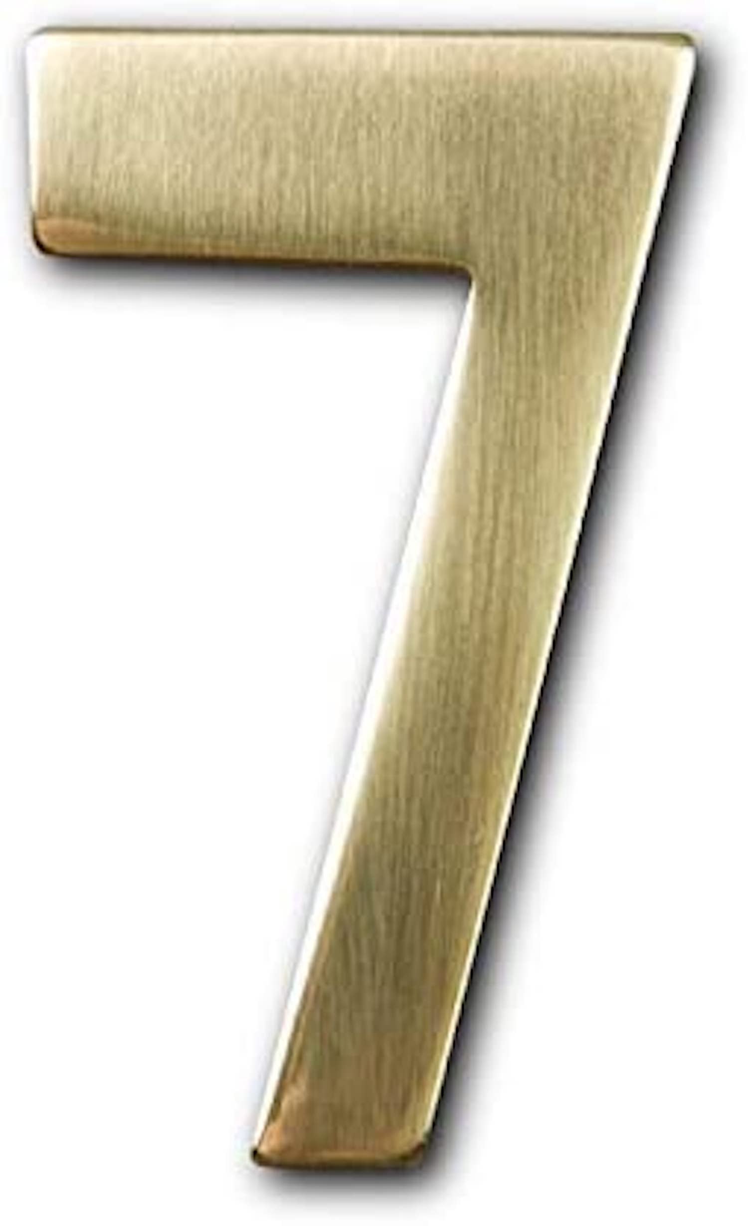 2" Address Numbers (Brass, Self-Adhesive)