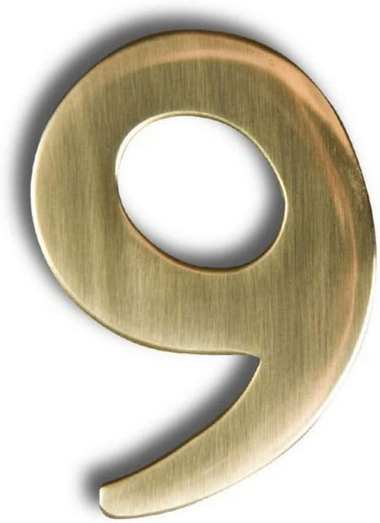 2" Address Numbers (Brass, Self-Adhesive)