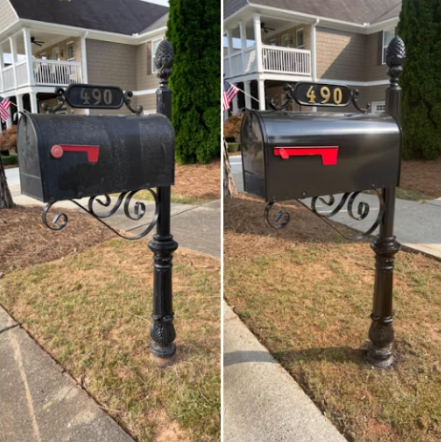 Cobblestone Creek mailbox system restoration example