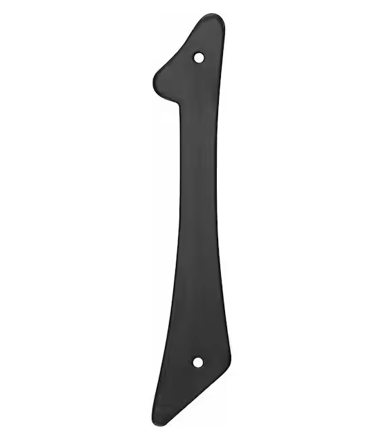 4" Black Aluminum House Numbers (Nail-On)